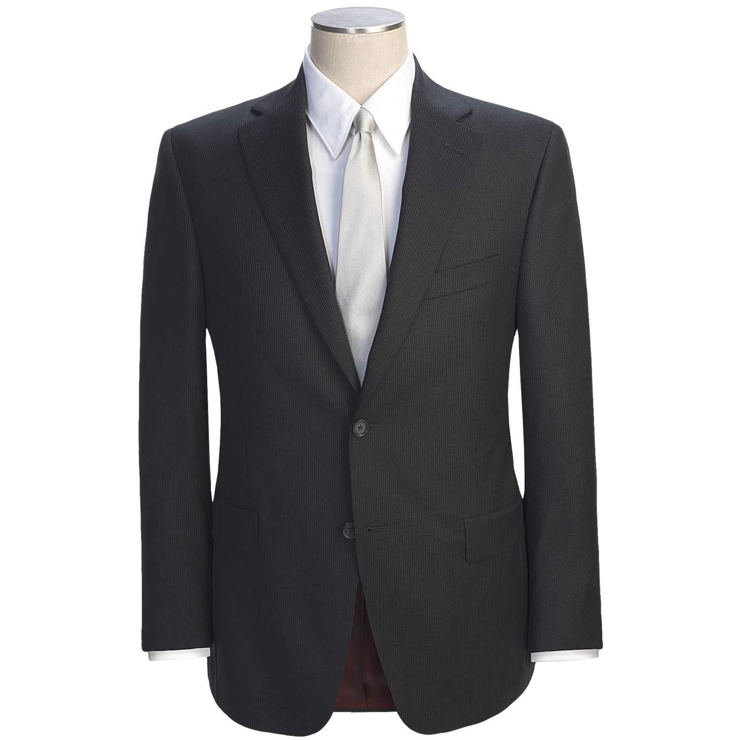 Jack Victor Slim Jim Stripe Suit - Loro Piana Wool (For Men)