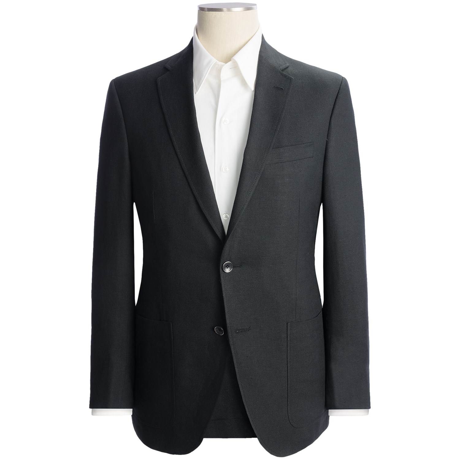 Jack Victor Solid Sport Coat - Linen-Wool, Trim Fit (For Men)