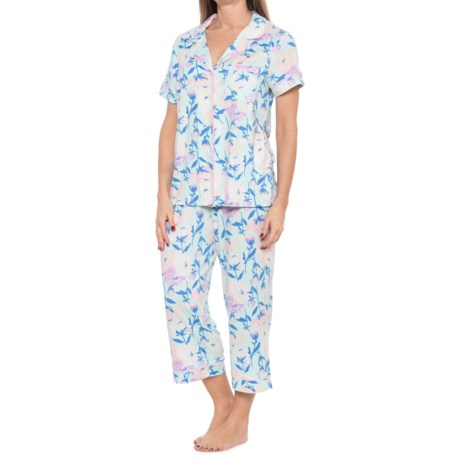 Jaclyn Notch Collar Capri Pajamas (For Women) - Save 39%