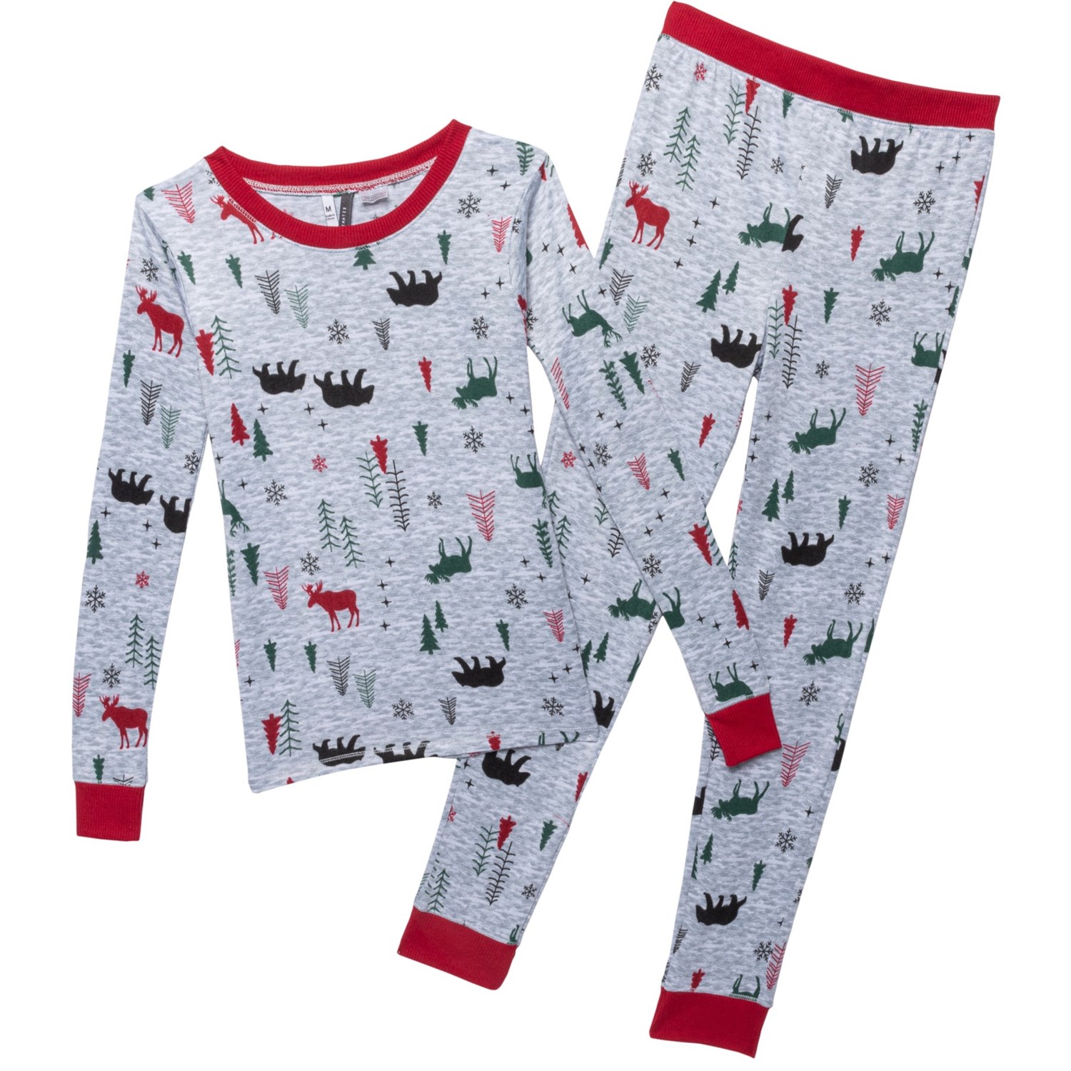 Jaclyn Wild Forest Creatures Family Tight-Fit Pajamas (For Little Kids ...