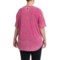 278KJ_2 JAG Cafe Knit Shirt - Short Sleeve (For Plus Size Women)