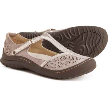 Jambu Creek T-Strap Shoes - Leather (For Women) in Pewter/Taupe