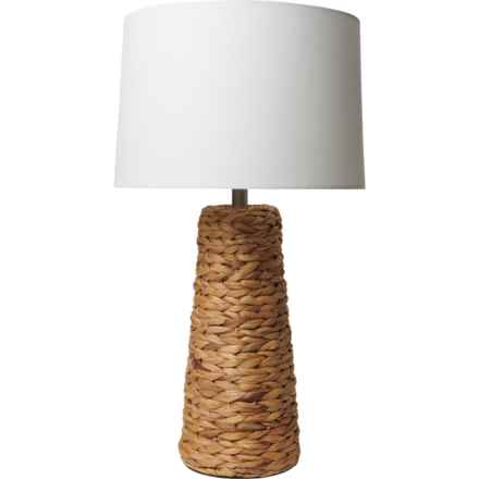 Jamie Young Natural Woven Grass Table Lamp - 28” in Natural