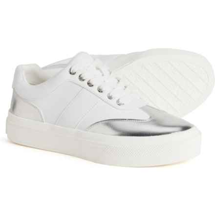 J/SLIDES NYC Gable Sneakers (For Women) in White/Silver