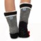497JU_2 Jane and Bleecker Critter Sweater Knit Slipper Socks - Over the Calf (For Women)