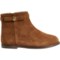 7CWKH_3 JANIE & JACK Little Girls Zip Ankle Booties - Suede