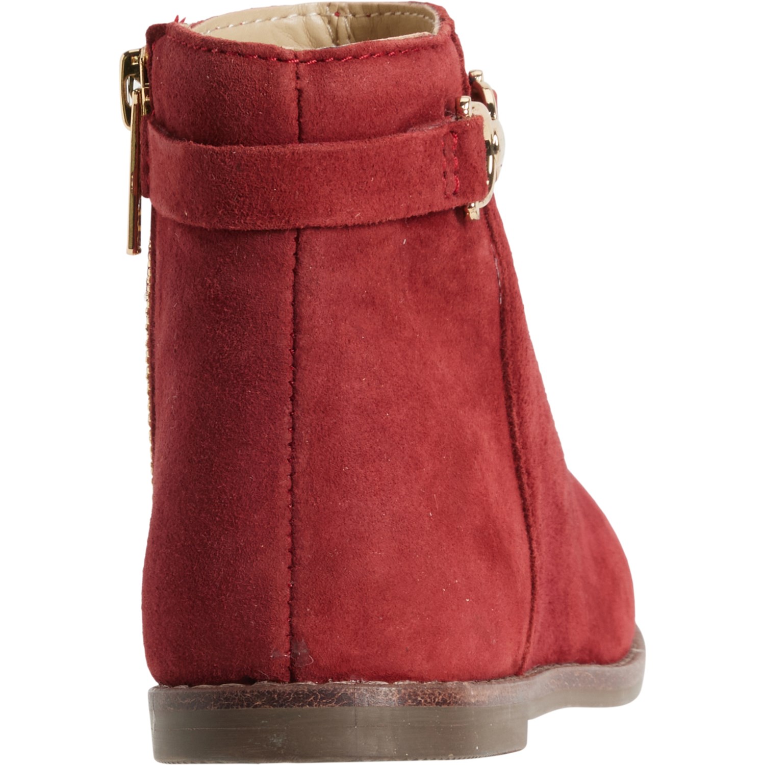 JANIE & JACK Little Girls Zip Ankle Booties - Suede - Save 71%
