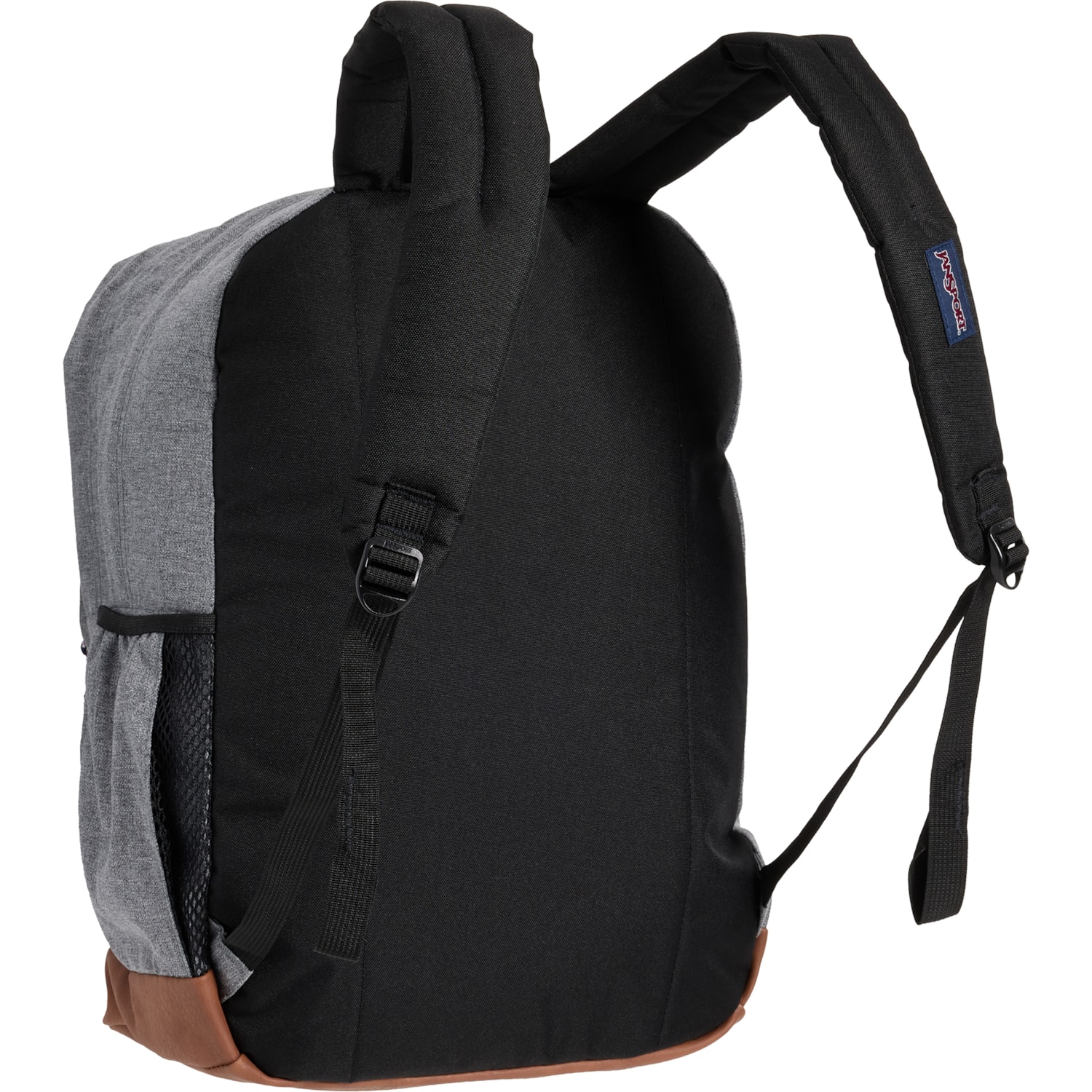 asos backpack in grain faux leather black ASOS DESIGN faux leather backpack in black