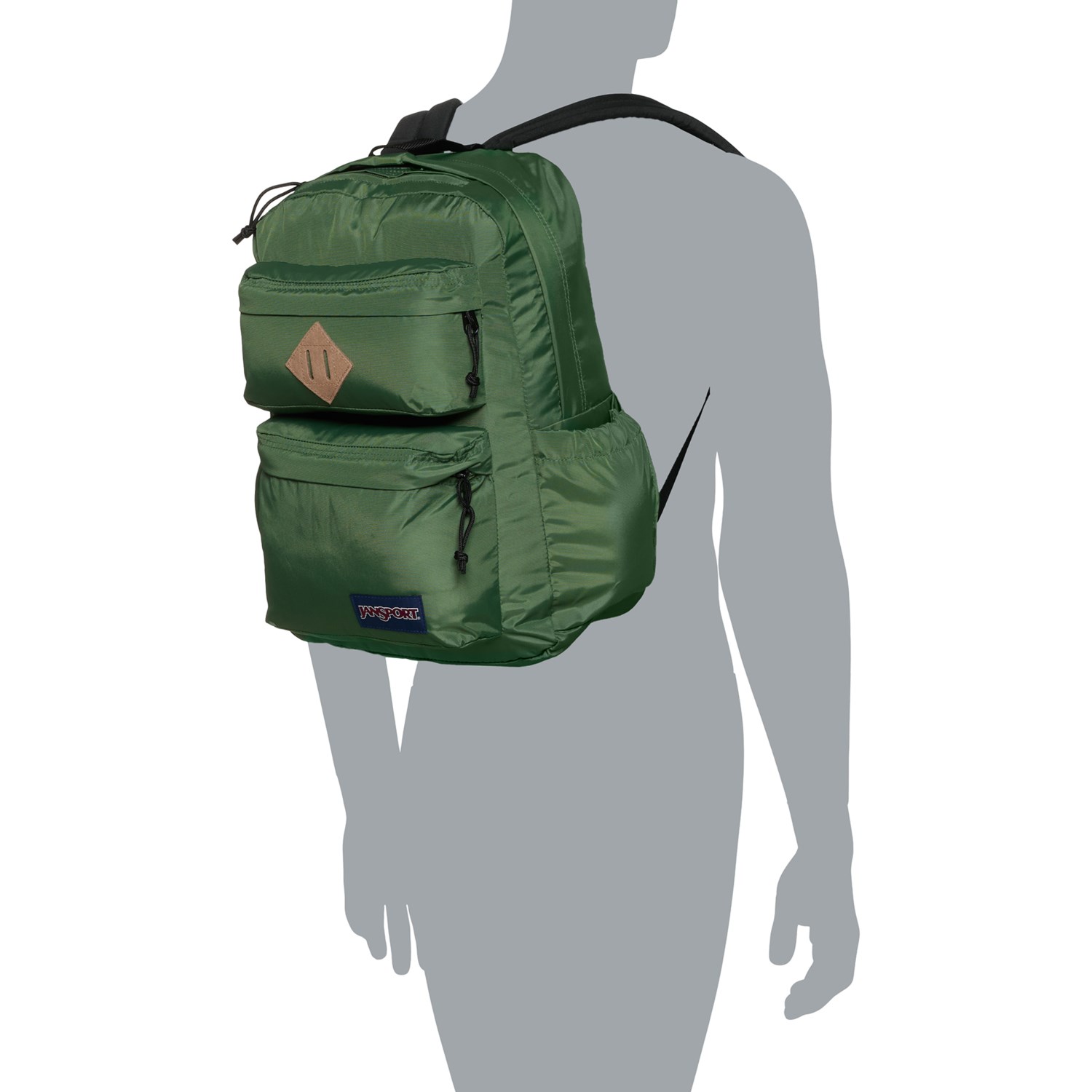 JanSport Double Break Backpack - Cargo Green - Save 55%