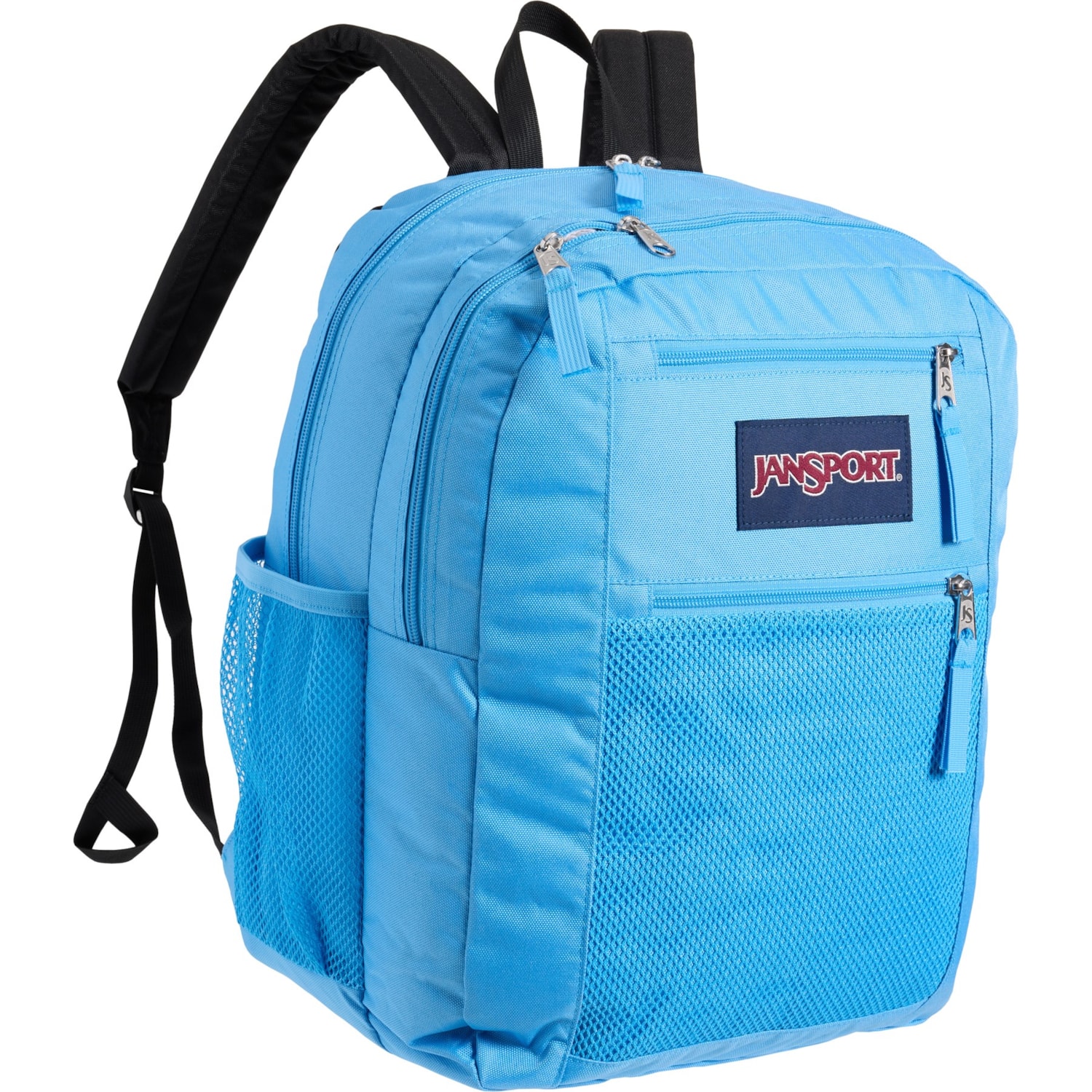 30-40 l backpack jansport Journey Pack Large Main Compartment, Dual Water Bottle Pockets, 15-inch Padded Laptop Compartment with Tricot Lined Sleeve, Black space matters Roomy and Stylish Large Backpacks