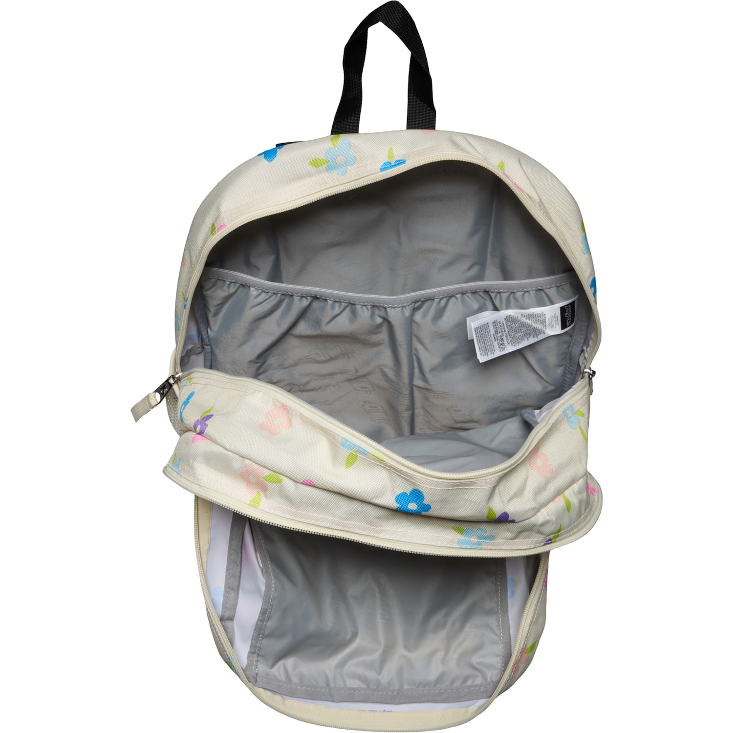 jansport backpack gray floral Digibreak Polyester 25 Ltrs Multi Grey Haze School (JS00T50F0WH) Fashion youll have plenty of space for your essentials with JanSports Duo backpack thanks to its durable construction JanSport Gray/Pink Floral Backpack