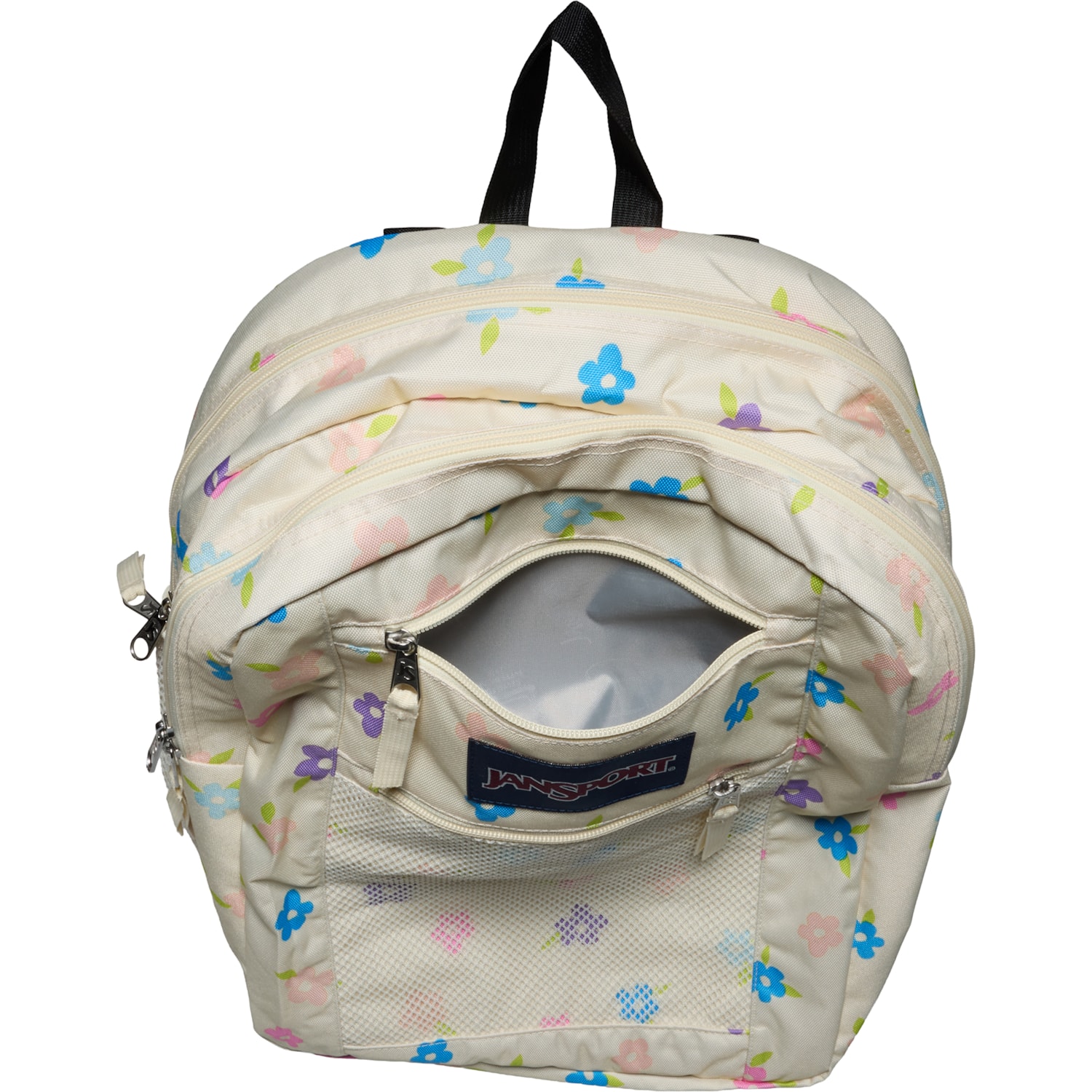backpack floral jansport Superbreak Dot One Size : Clothing, Shoes & Jewelry padded shoulder Big Student - Flower Market