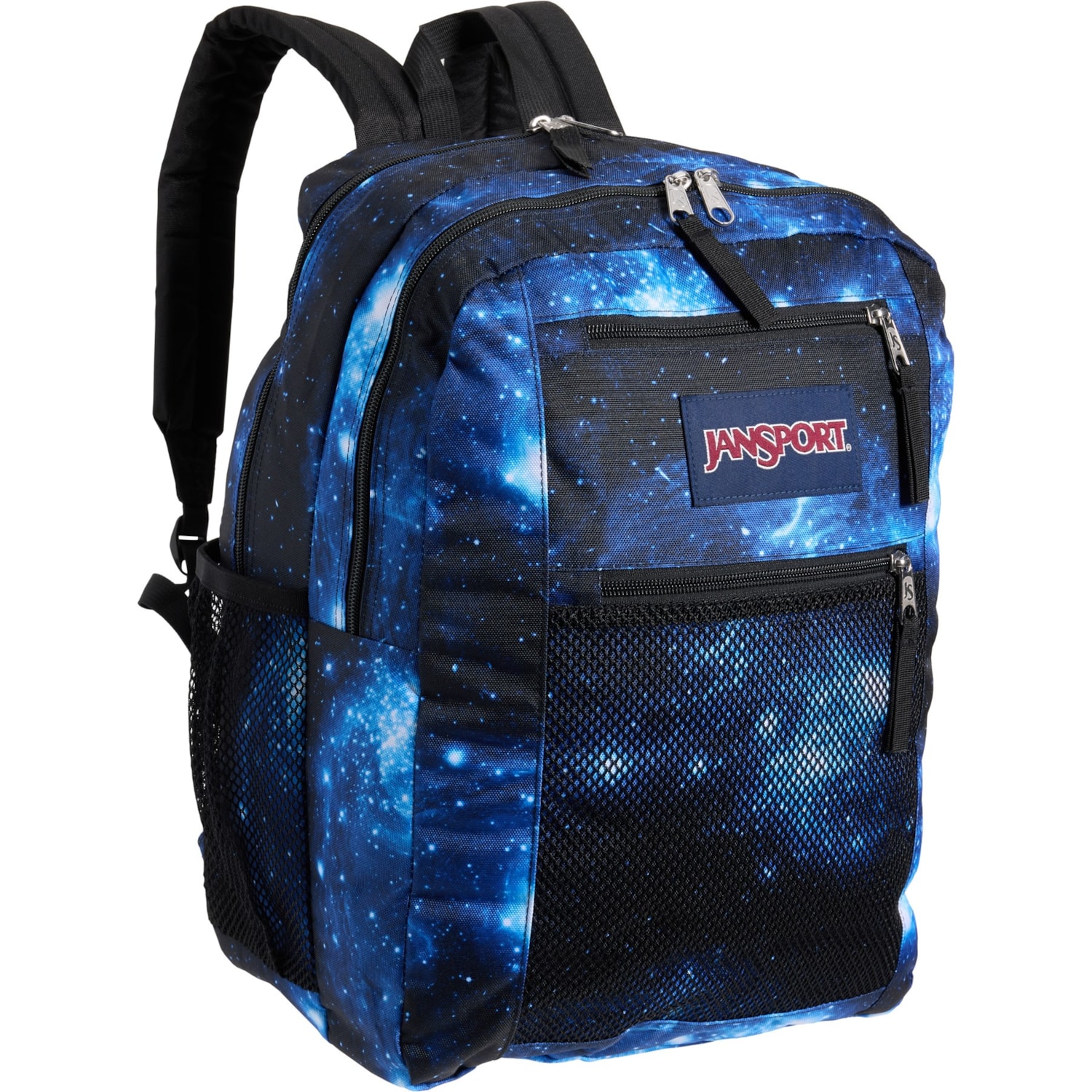 jansport backpack black and blue Right Pack Jansport Right Pack II Shout out to the Right Pack after decades of proving its mettle as a durable day pack JanSport Unisex Cross Town Backpack