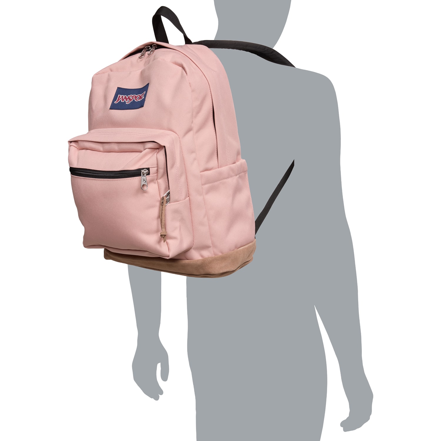is jansport right pack backpack pink water proff JanSport Right Pack Backpack - Misty Rose