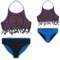 369KY_2 Jantzen Tassel Top Bikini Set - UPF 50+, Reversible Bottoms (For Little Girls)