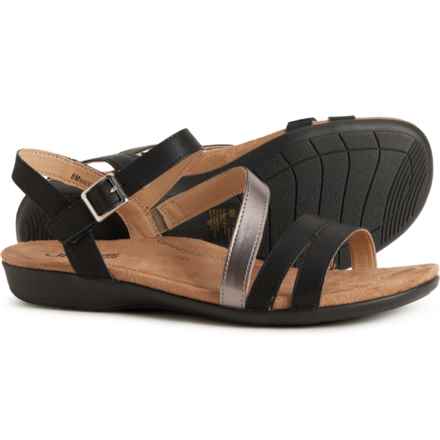 JBU BY JAMBU Amalfi Sandals (For Women) in Black/Gunmetal