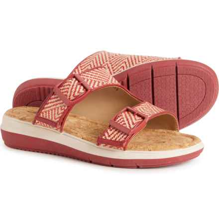 JBU BY JAMBU Kona 2-Band Sandals (For Women) in Red/Cream Raffia