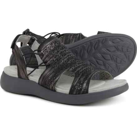 JBU BY JAMBU Shimmer Francis Sandals (For Women) in Black Shimmer