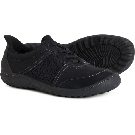 JBU BY JAMBU Veronica Touchless Sneakers - Wide Width (For Women) in Black/Charcoal