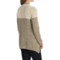 163DP_2 Jeanne Pierre Fisherman Cable-Knit A-Line Sweater (For Women)