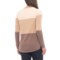 426YX_2 Jeanne Pierre High-Low Color-Block Sweater - Cotton (For Women)