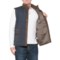 2NHKU_2 Jeremiah Canvas Quilted Vest - Insulated