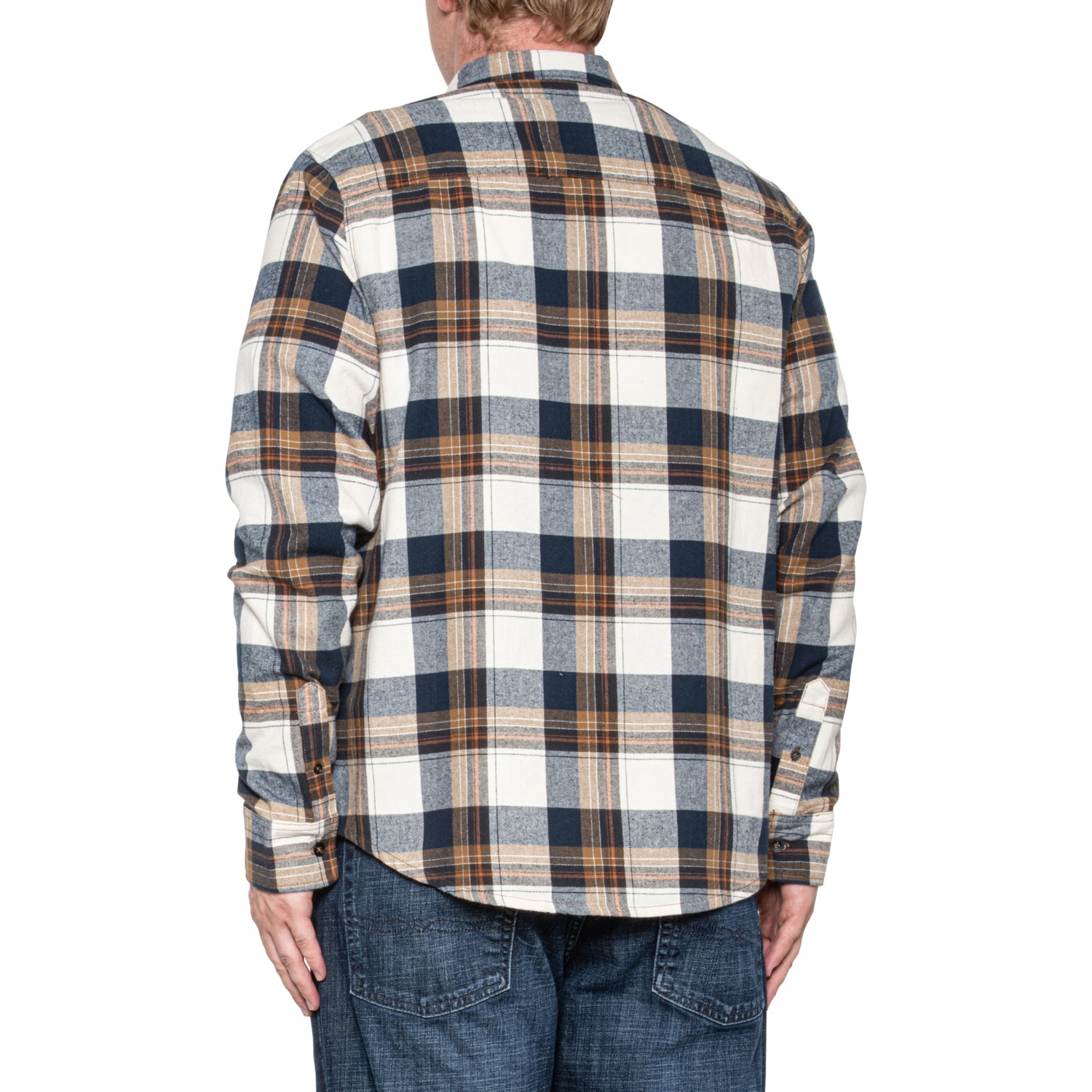 Jeremiah Herringbone Plaid Flannel Shirt - Long Sleeve - Save 56%