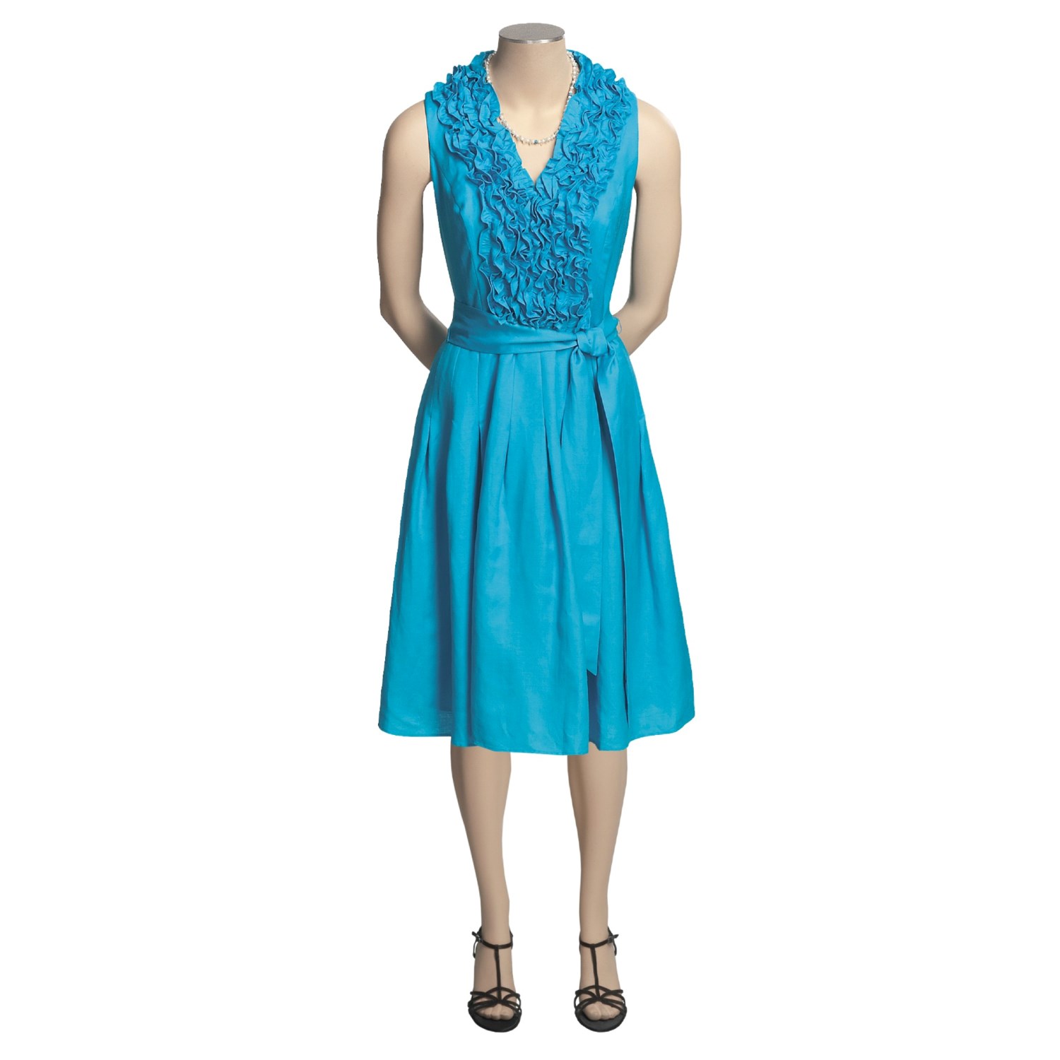 Jessica Howard Ruffle Front Shirt Dress (For Women) 3387G 43