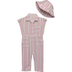 Jessica Simpson Infant Girls Jumper with Hat in Pink
