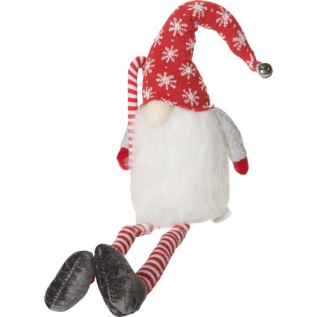 Jingles & Joy Dangling Legs Gnome Decoration - 30” in Multi