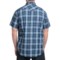 165YT_2 JKL Two-Pocket Plaid Shirt - Short Sleeve (For Men)
