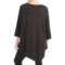 9725W_3 Joan Vass Asymmetrical Tunic Shirt - 3/4 Sleeve (For Women)