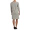 145MW_2 Joan Vass Four-Pocket Cotton Shift Dress - 3/4 Sleeve (For Women)