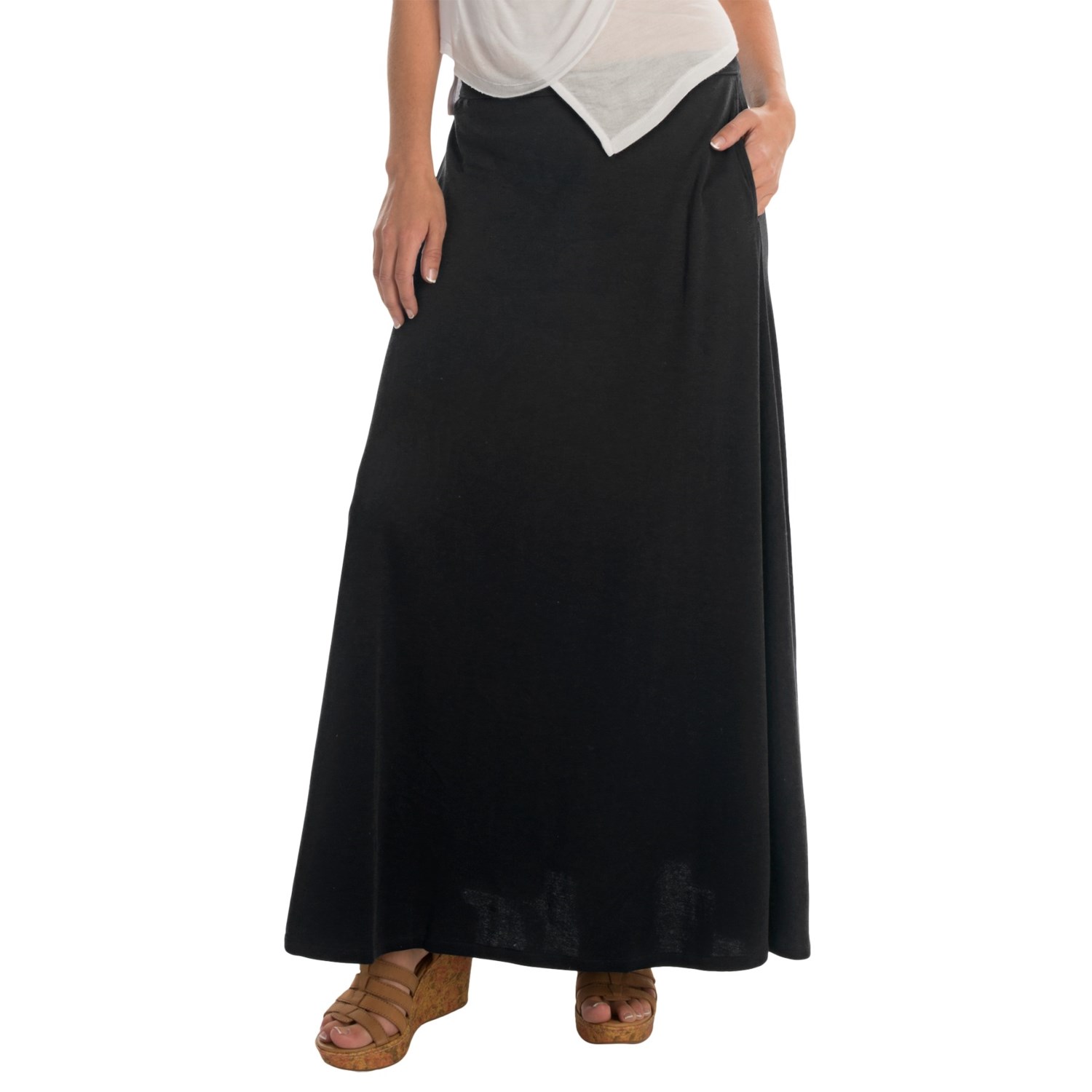 Joan Vass Long Soft Skirt (For Women) 76