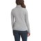 9906F_2 Joan Vass Solid Cotton Turtleneck - Long Sleeve (For Women)