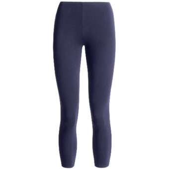 Joan Vass Stretch Jersey Leggings (For Women) in Ink