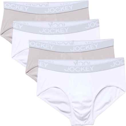 Jockey Cotton-Blend Briefs - 4-Pack in Multi