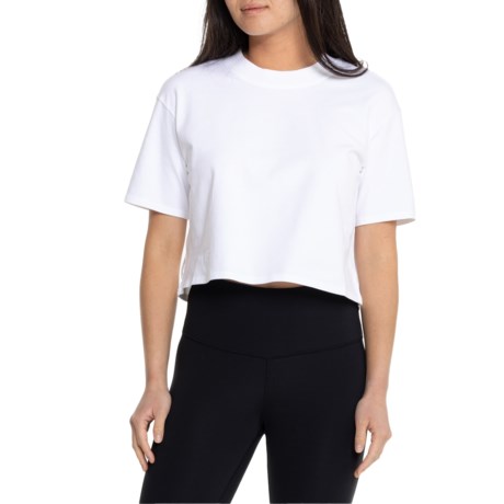 Jockey Organic Cotton Crop T-Shirt - Short Sleeve in White