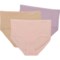 Jockey Organic Cotton Panties - 3-Pack, Briefs in Pink Multi