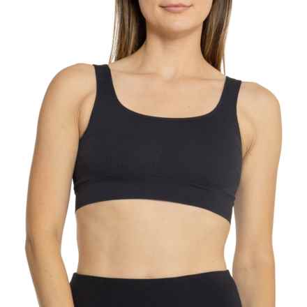 Jockey Seam-Free Rib Bralette in Black