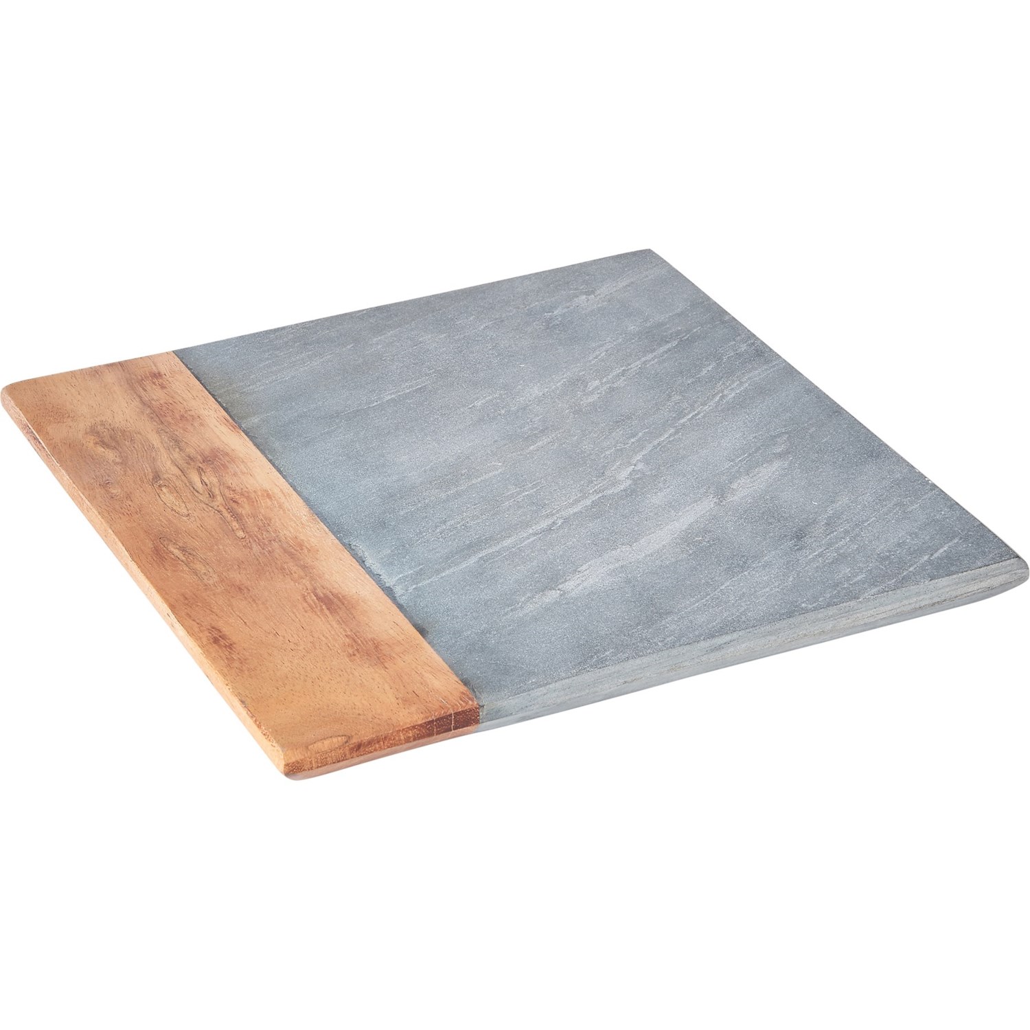 Jodhpuri Black Marble and Wood Cheese Board 8x8” Save 32