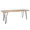 Jofran Live Edge Bench with Metal Legs - 48x16x18” in Natural