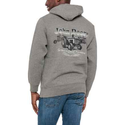 John Deere BW Tractor 2181 Hoodie in Charcoal Heather Grht Od