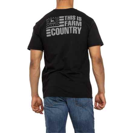 John Deere Farm Country Graphic T-Shirt - Short Sleeve in Black