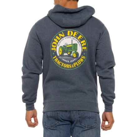 John Deere G&Y Seal 2293 Full-Zip Hoodie in Navy Navy Od