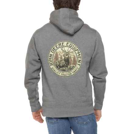 John Deere Graphic Hoodie in Grey