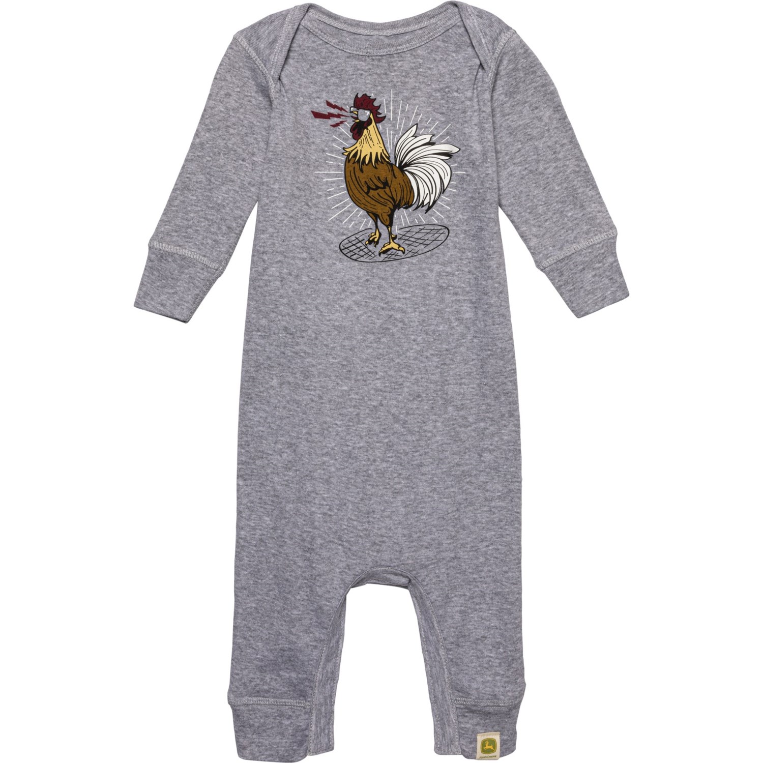 John Deere Infant Boys Rooster Baby Bodysuit Long Sleeve Save 44