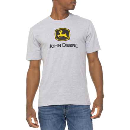 John Deere Logo T-Shirt - Short Sleeve in Gray