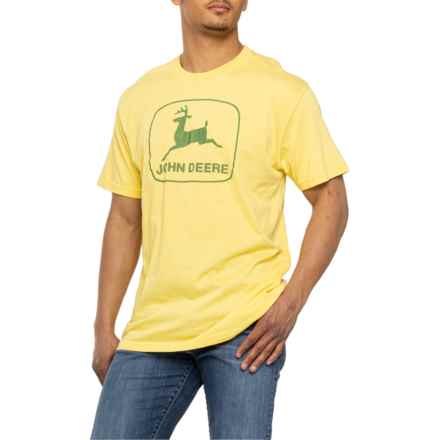 John Deere Logo T-Shirt - Short Sleeve in Yellow