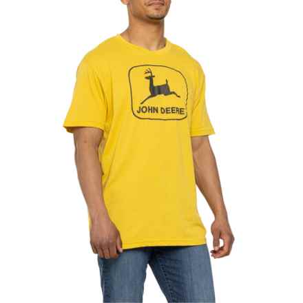John Deere Logo T-Shirt - Short Sleeve in Yellow